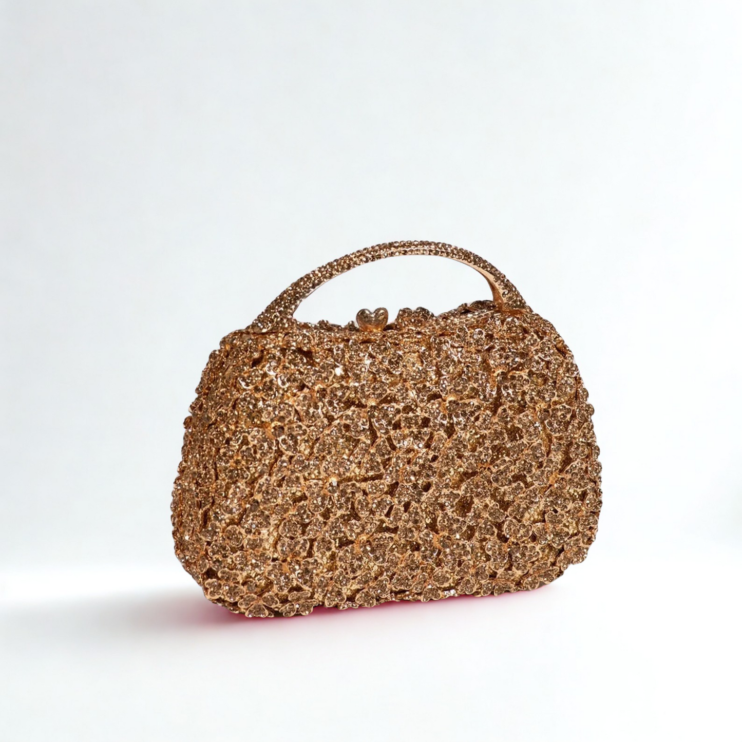 Crystal Top Handle Bag