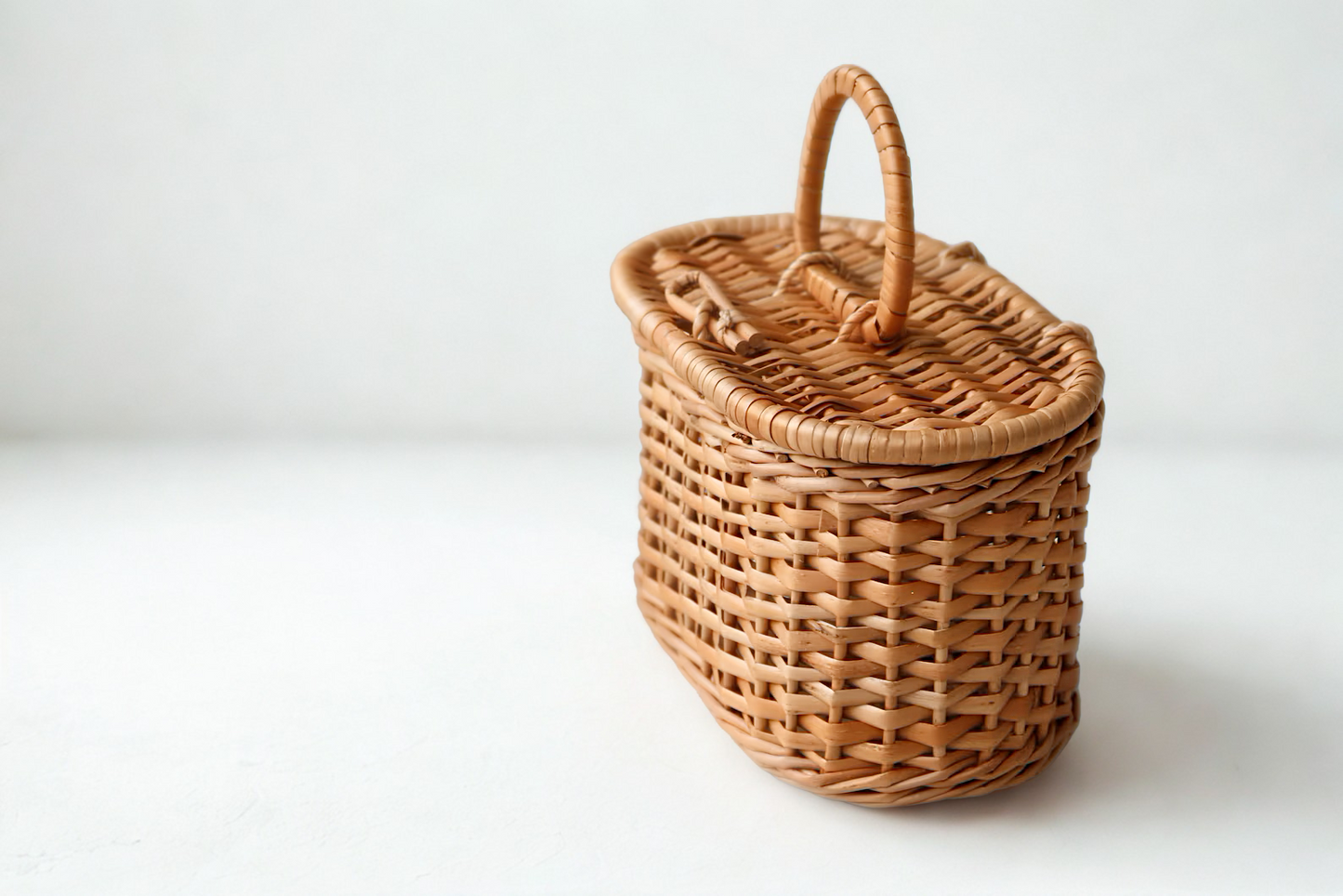 Wicker Basket Bag