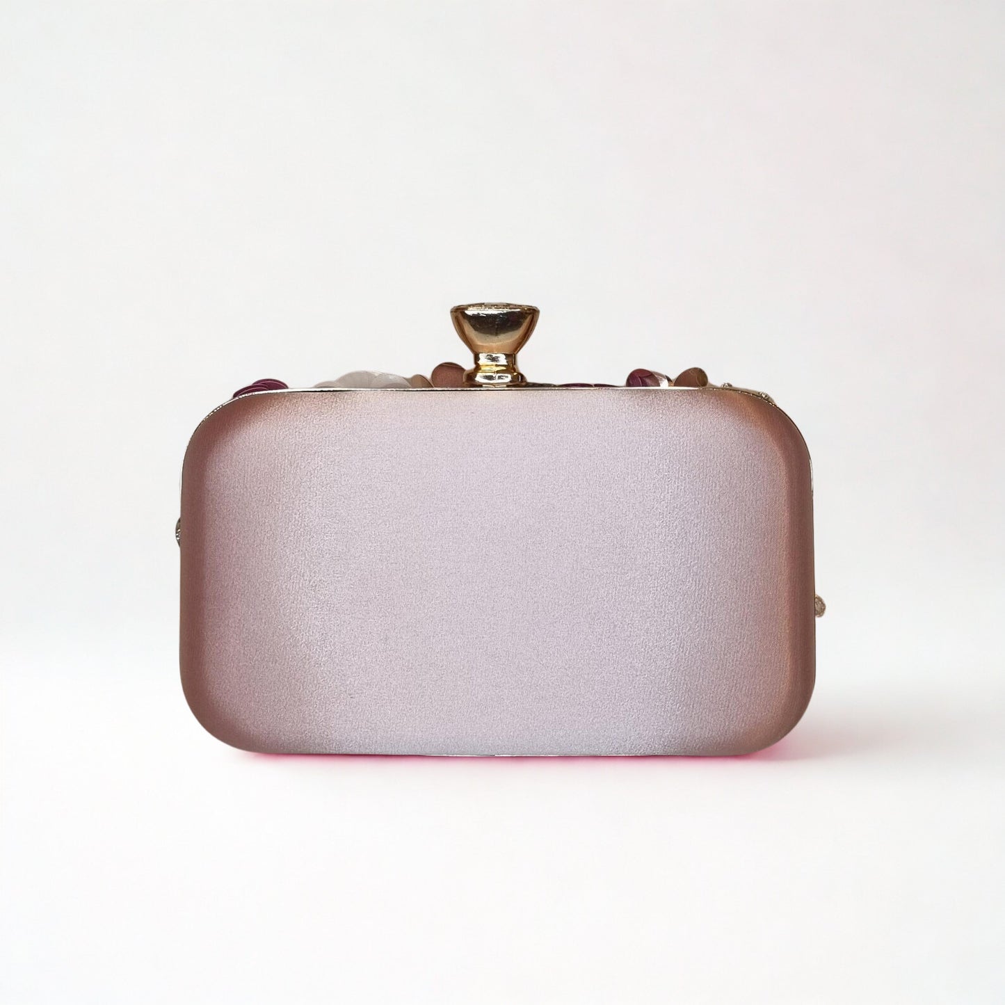 Florals and Crystals Embellished Clutch