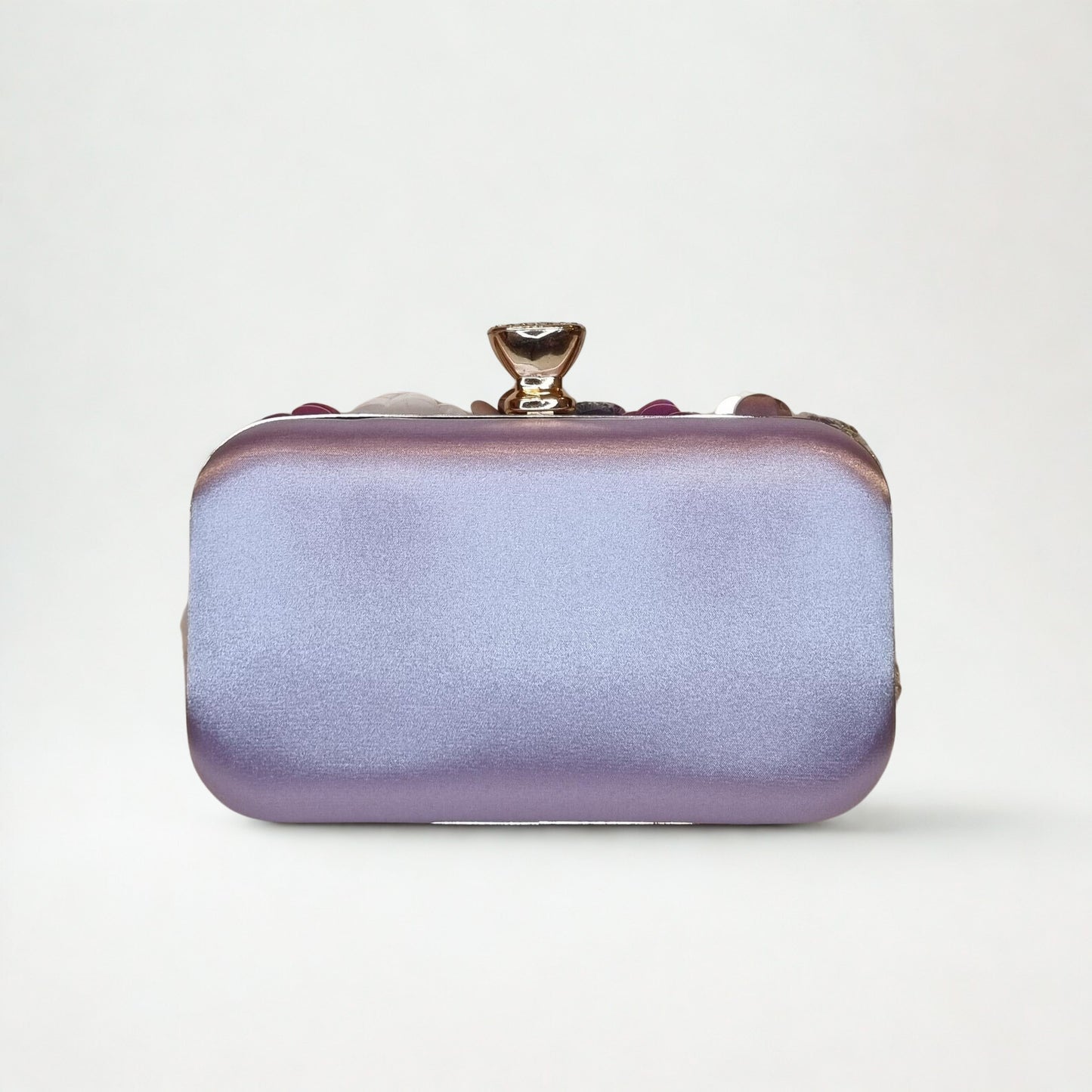 Florals and Crystals Embellished Clutch