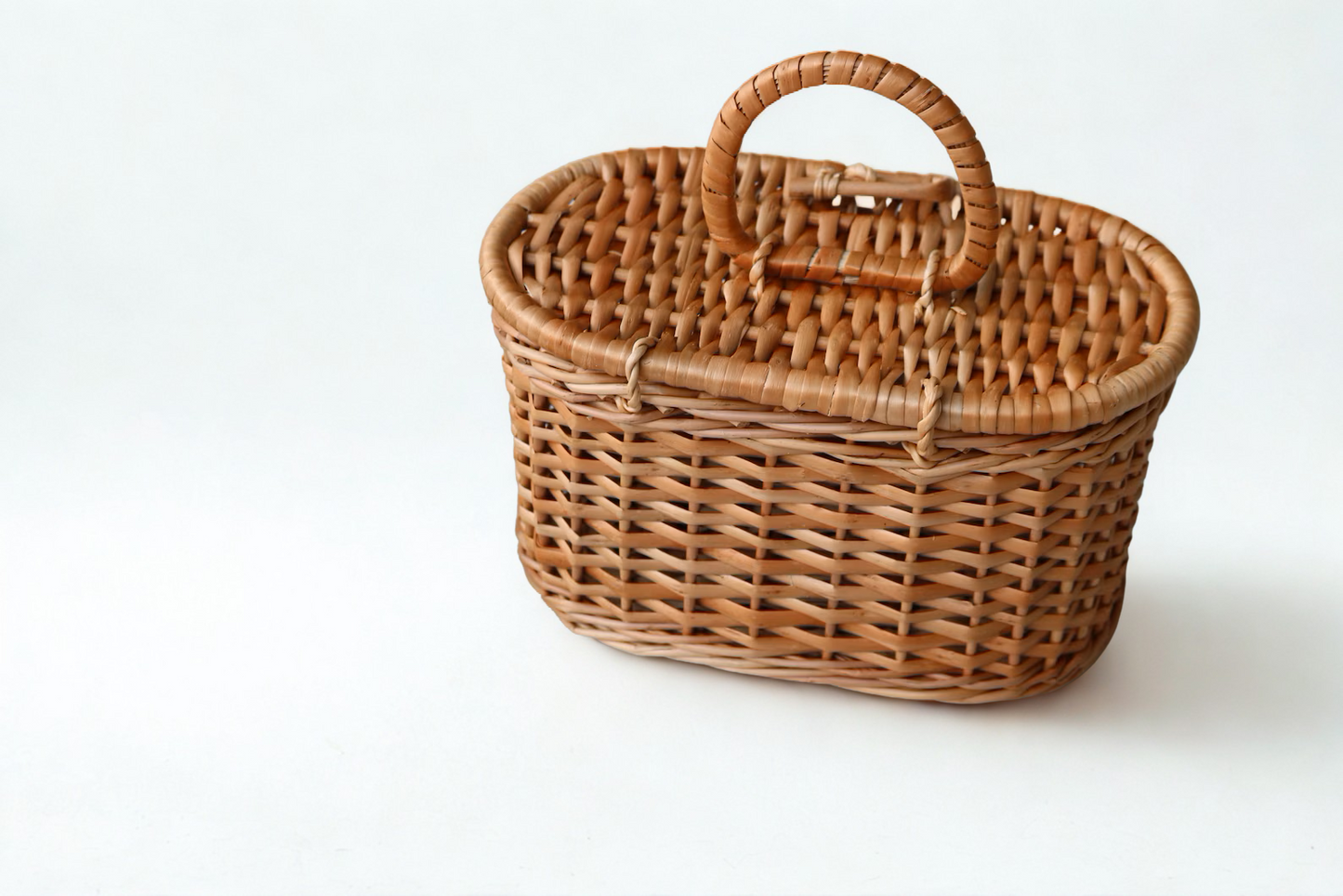 Wicker Basket Bag