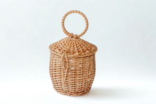 Bali Wicker Bucket Bag