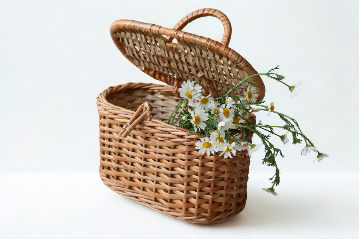 Wicker Basket Bag
