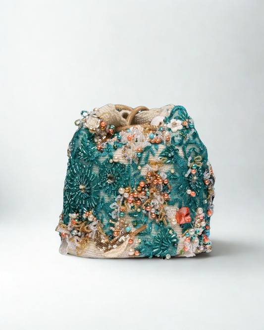 Beaded Crystal Embroidered Bag | Rare