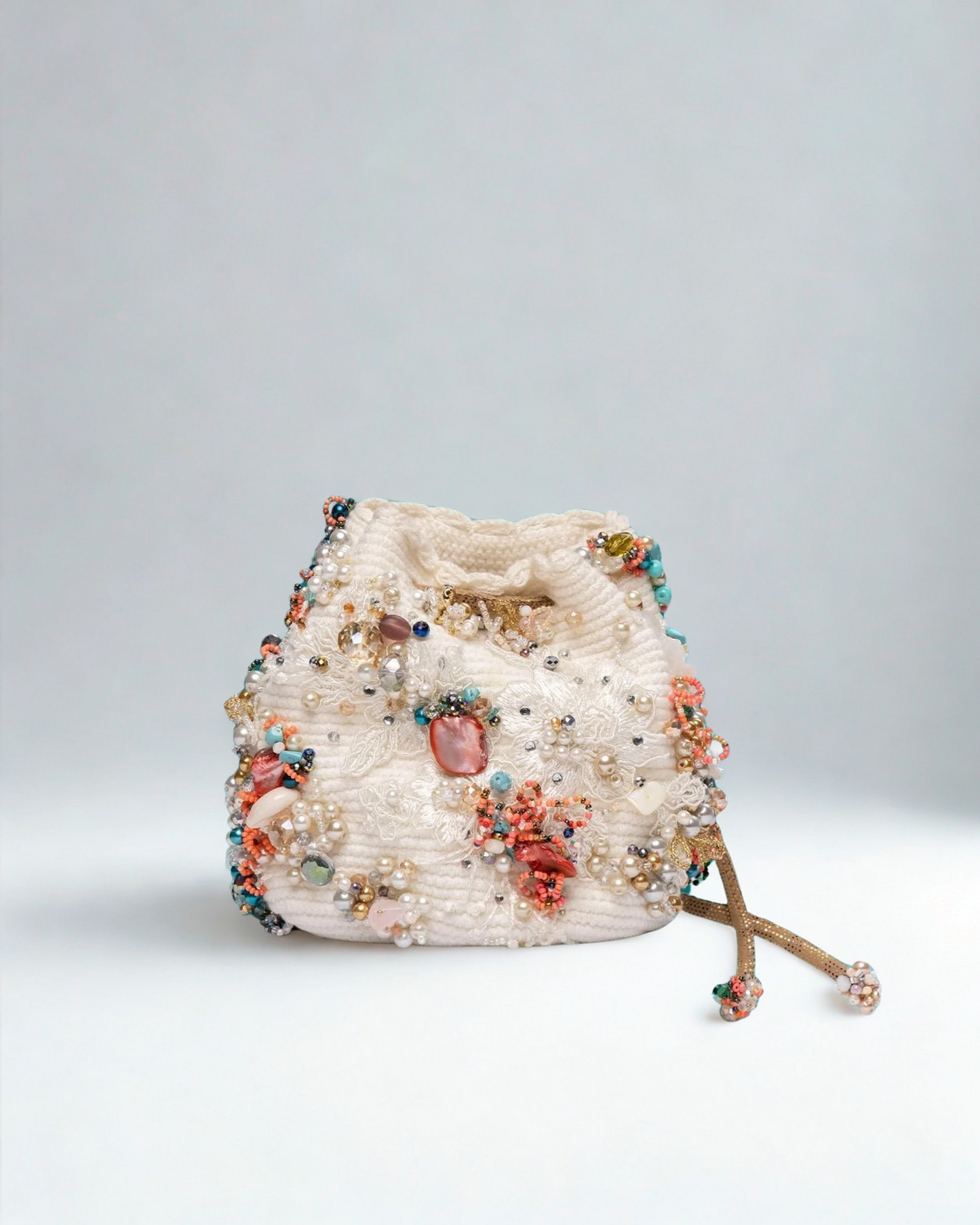 Shells Embellished Boho Bag