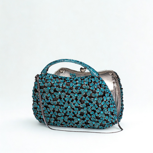 Crystal Top Handle Bag