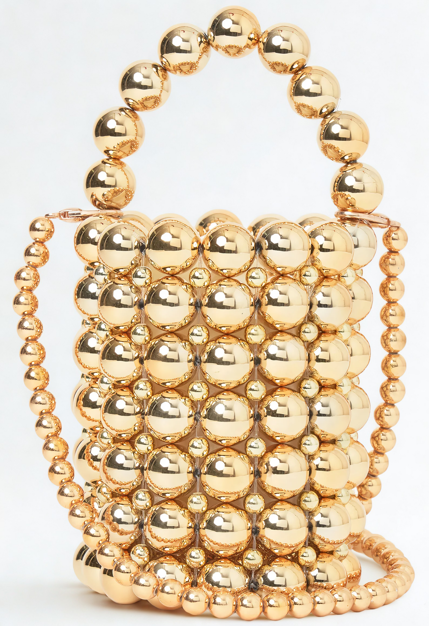 Pearl Handbag in Gold