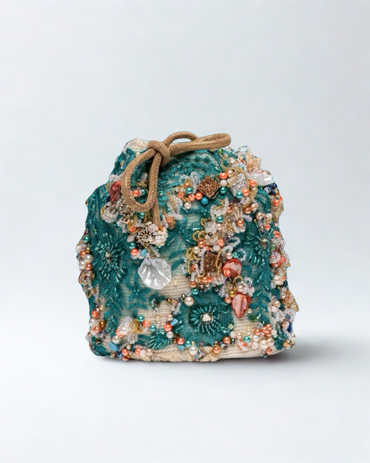 Beaded Crystal Embroidered Bag | Rare