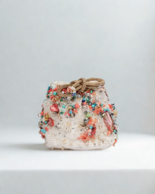 Shells Embellished Boho Bag